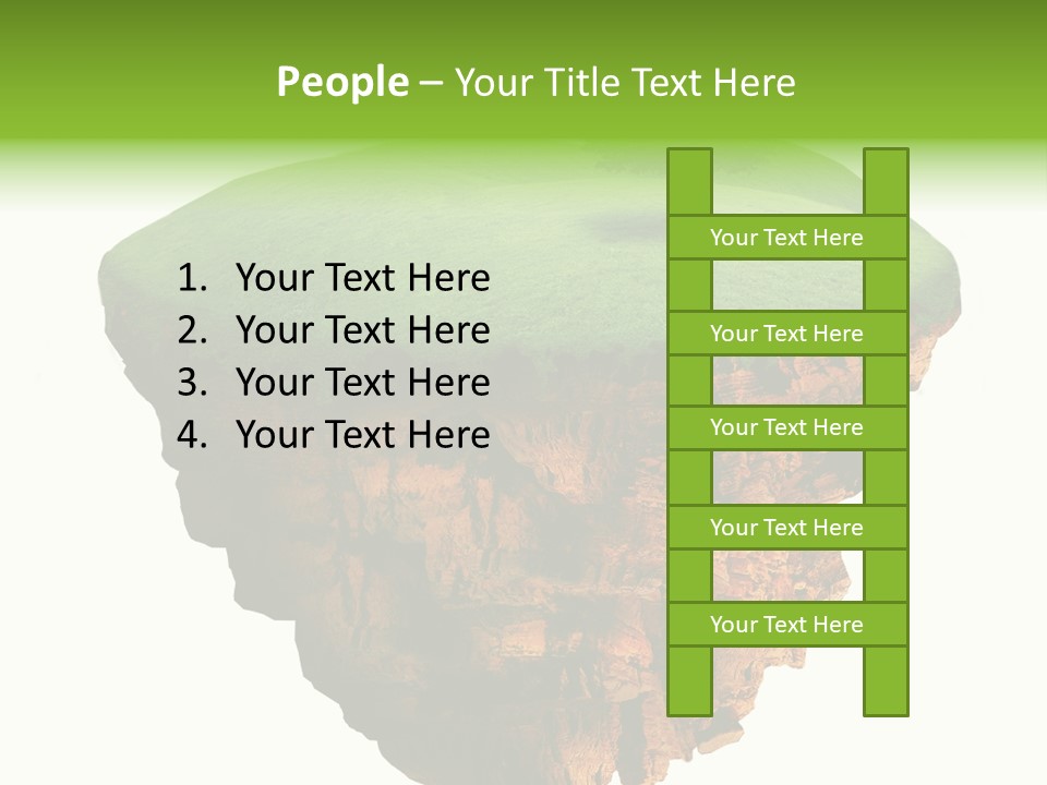 Isolated Background Island PowerPoint Template