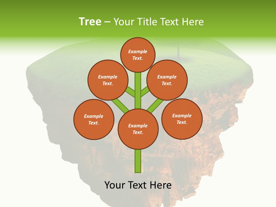 Isolated Background Island PowerPoint Template