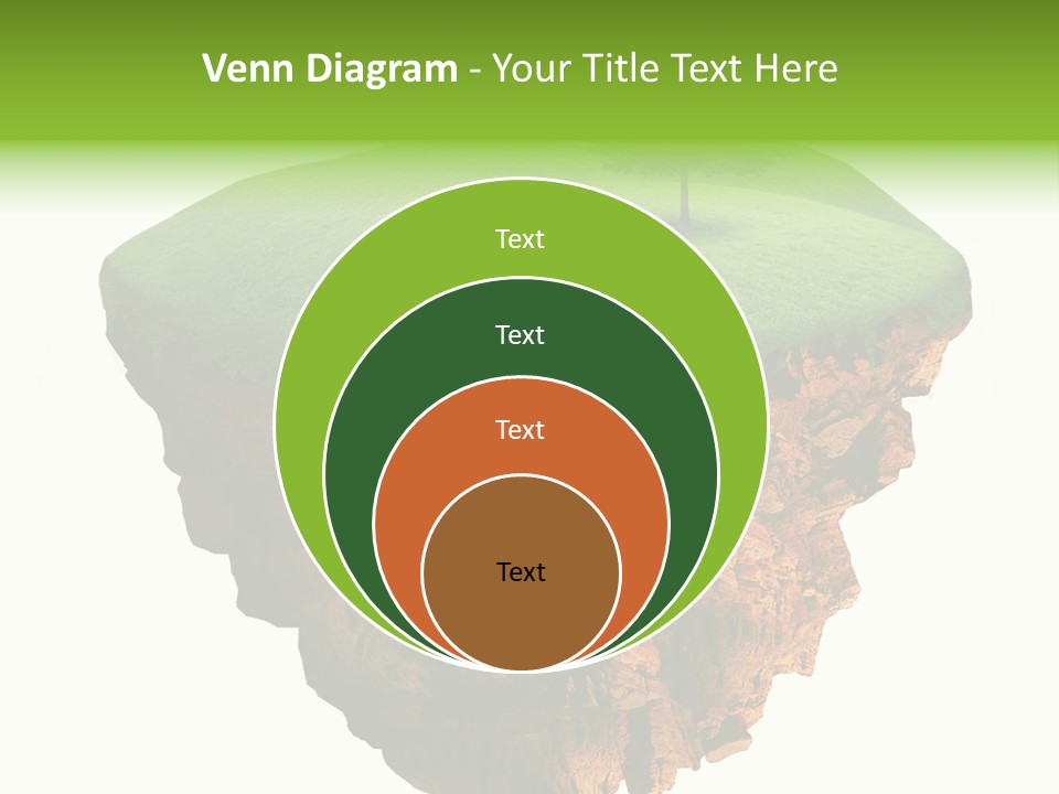 Isolated Background Island PowerPoint Template