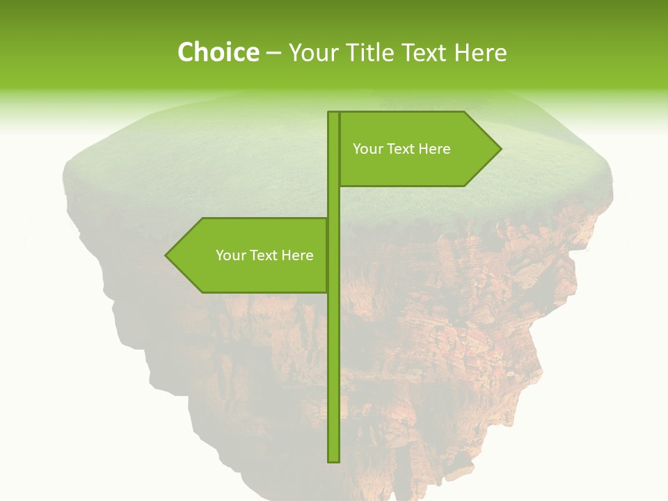 Isolated Background Island PowerPoint Template