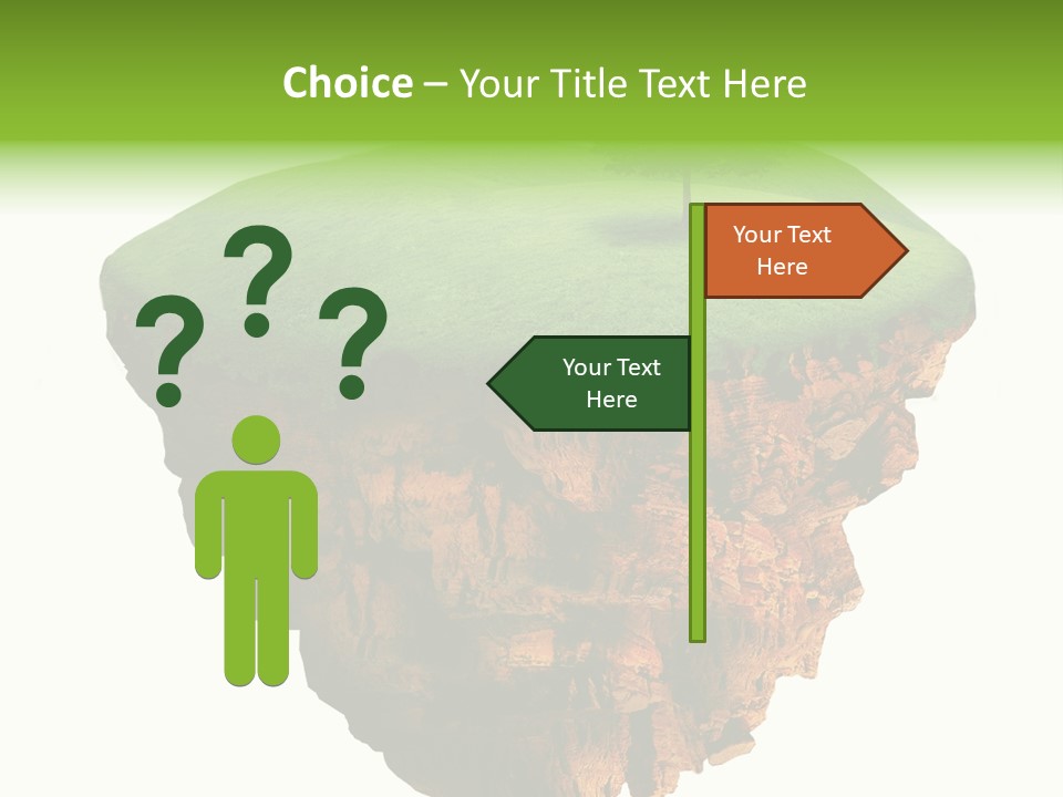 Isolated Background Island PowerPoint Template