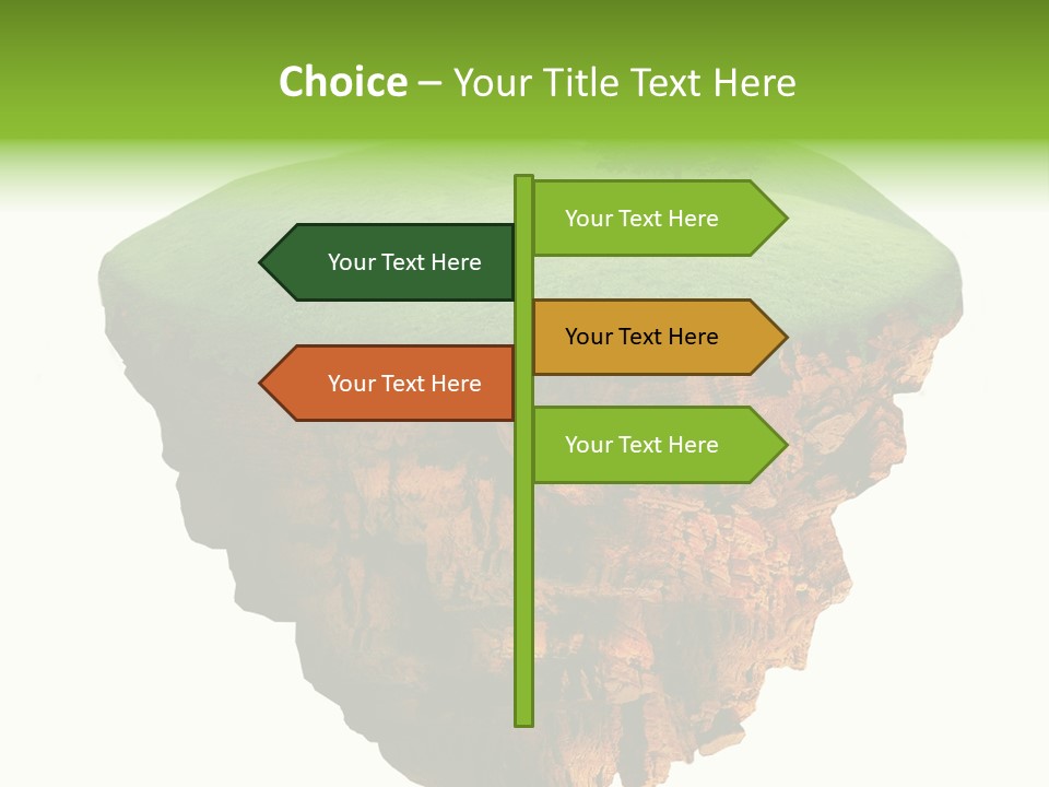 Isolated Background Island PowerPoint Template