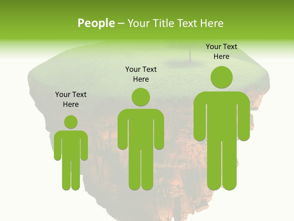 Isolated Background Island PowerPoint Template