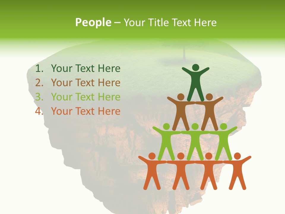 Isolated Background Island PowerPoint Template