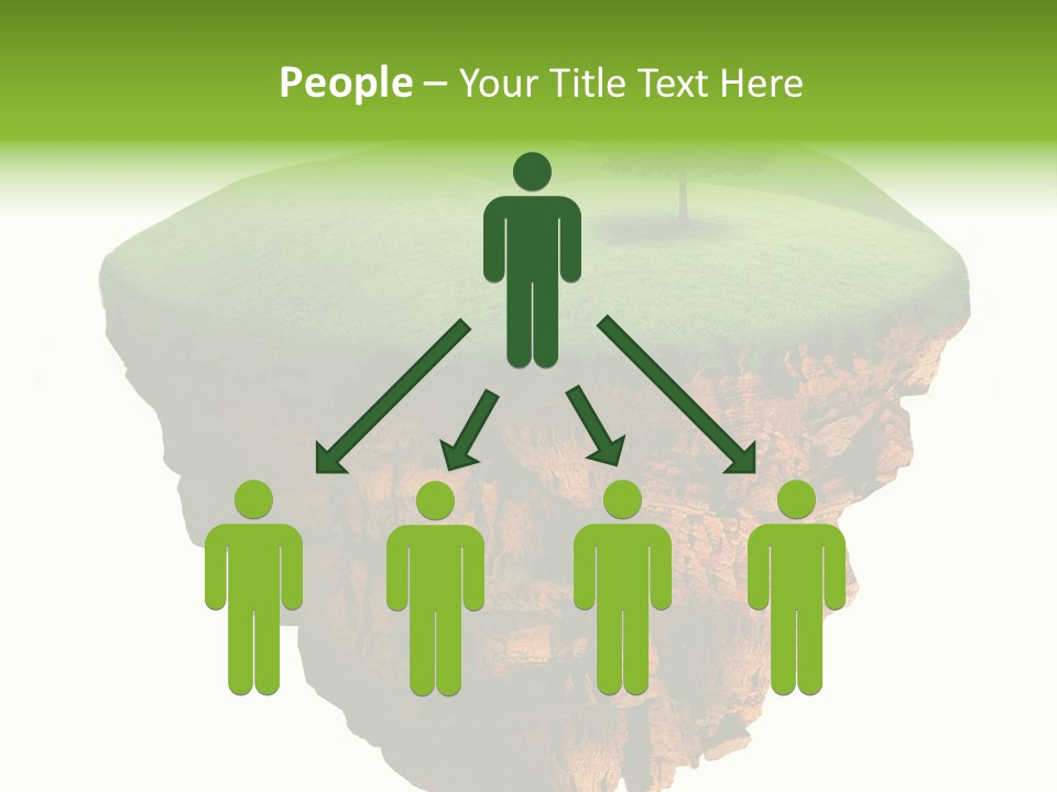 Isolated Background Island PowerPoint Template