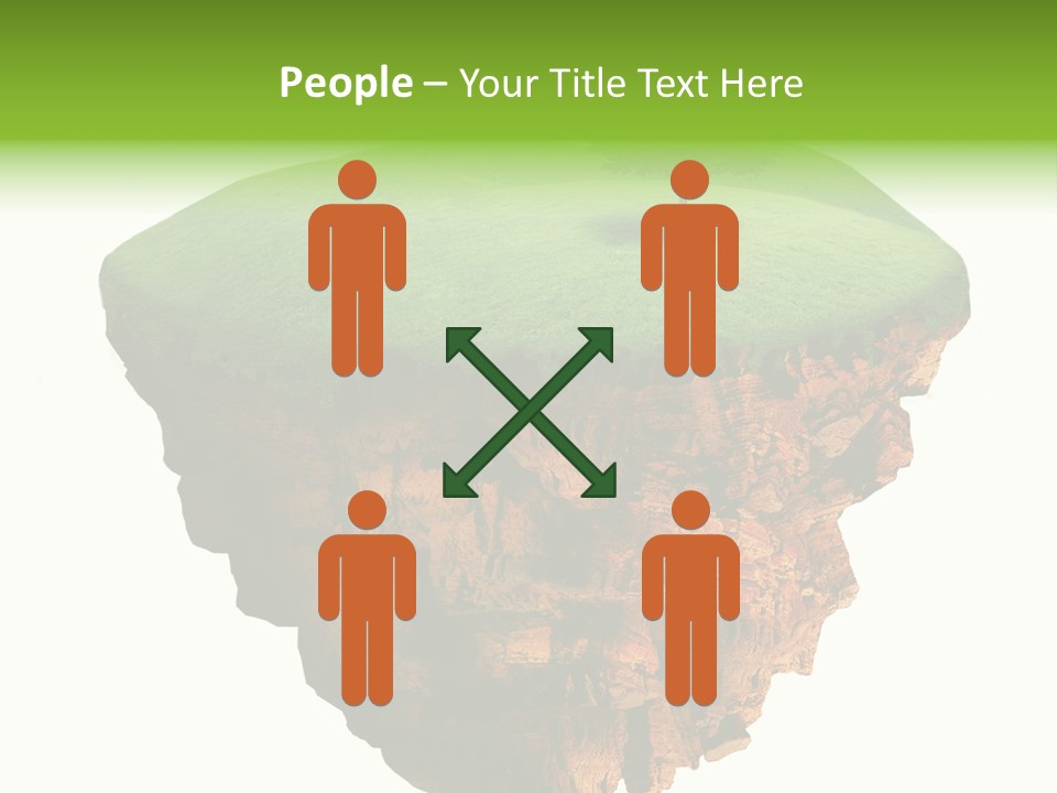 Isolated Background Island PowerPoint Template