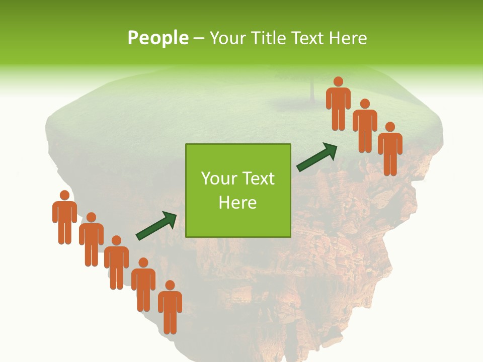 Isolated Background Island PowerPoint Template