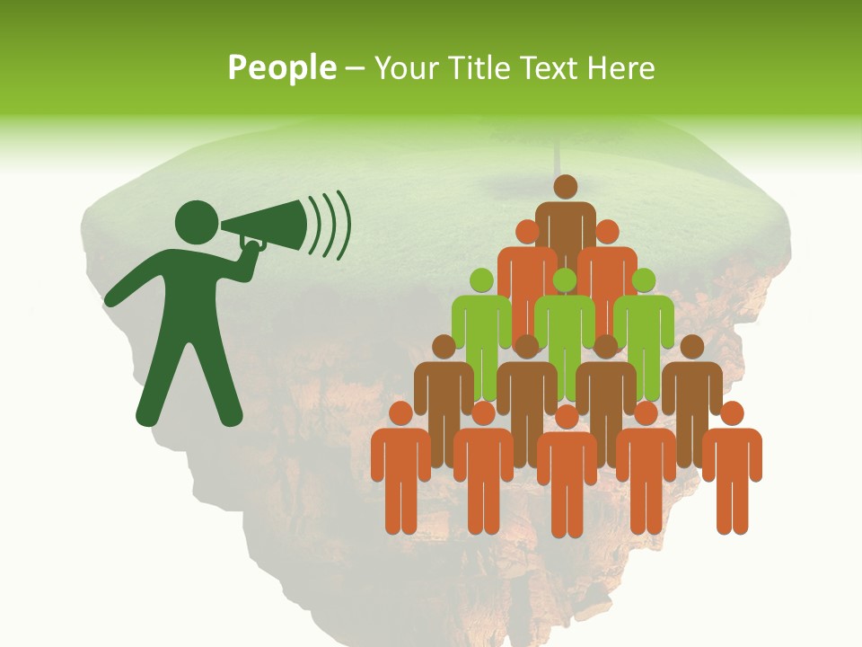 Isolated Background Island PowerPoint Template