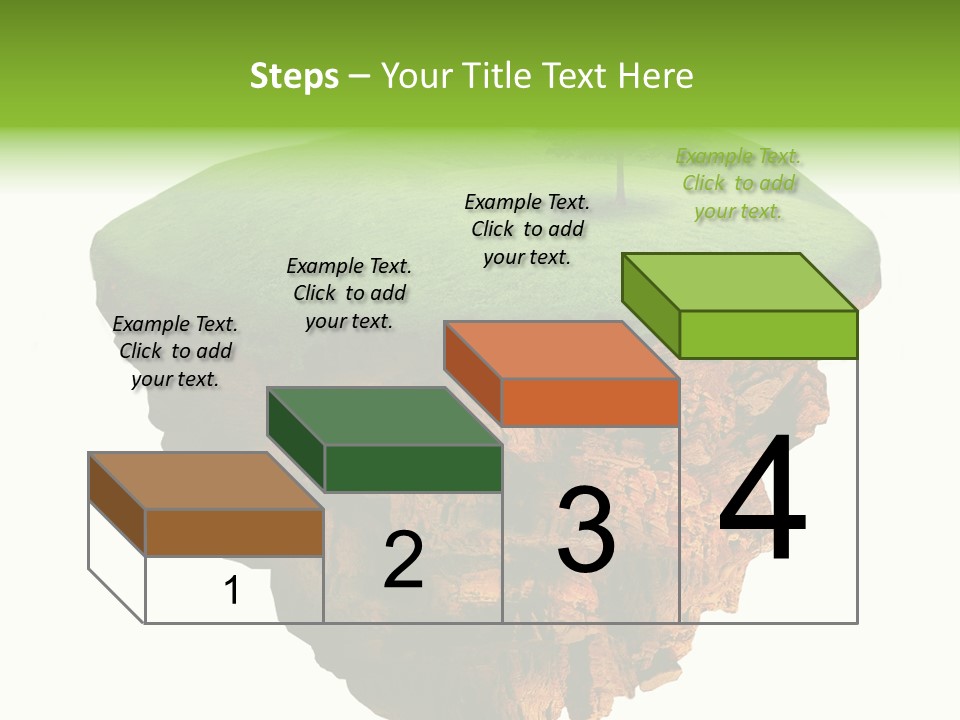 Isolated Background Island PowerPoint Template