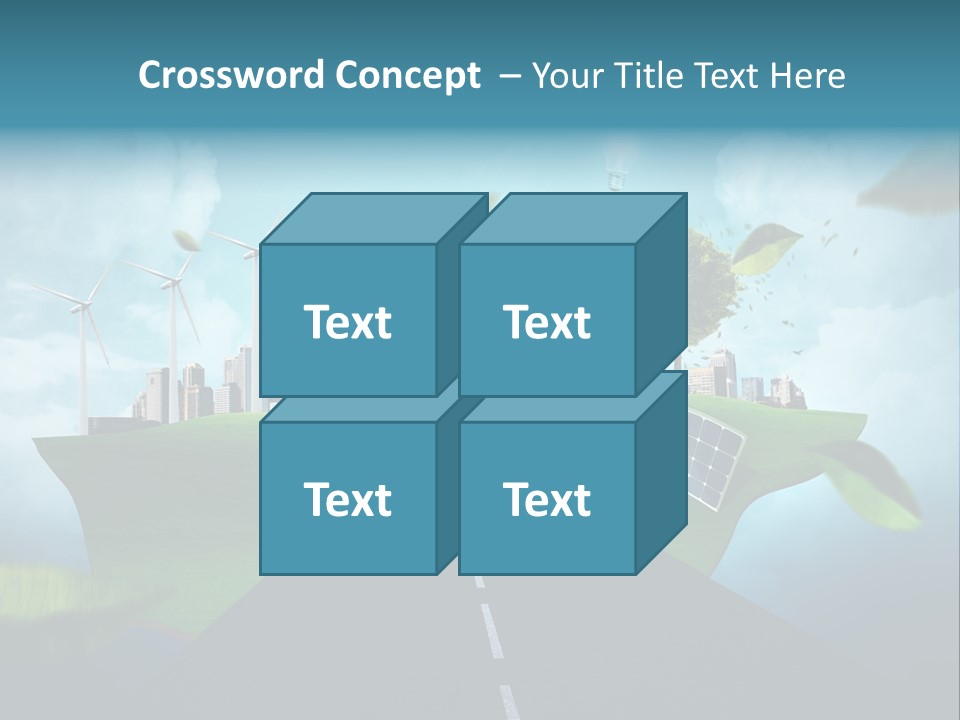Stromverbrauch Umweltschutz Windkraft PowerPoint Template