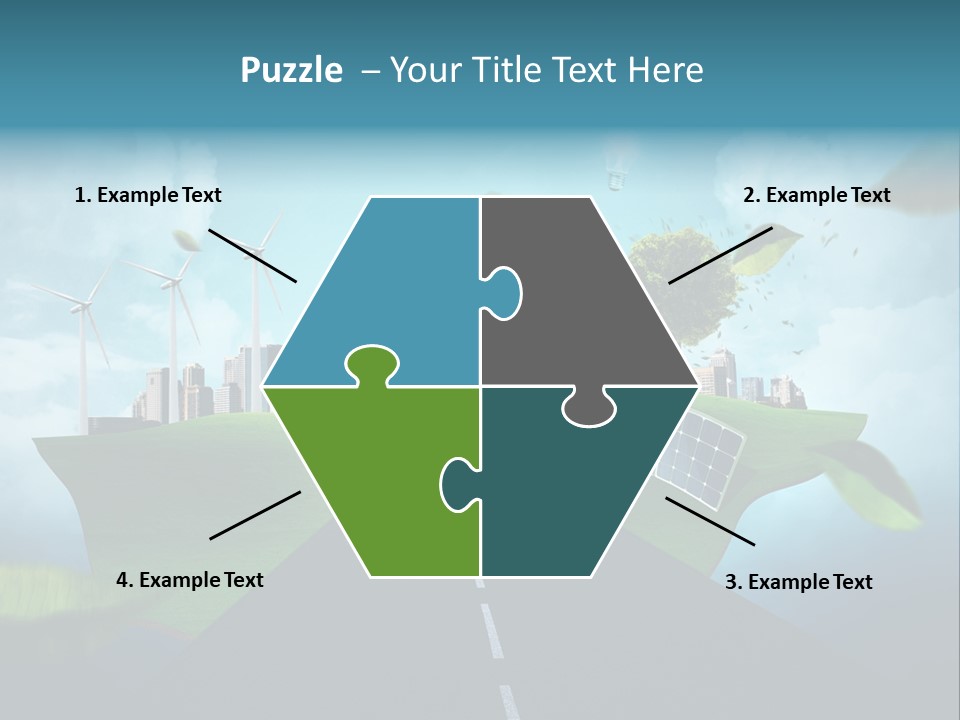 Stromverbrauch Umweltschutz Windkraft PowerPoint Template