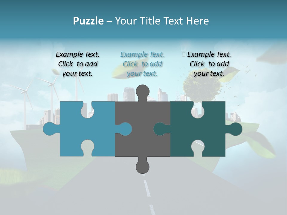 Stromverbrauch Umweltschutz Windkraft PowerPoint Template