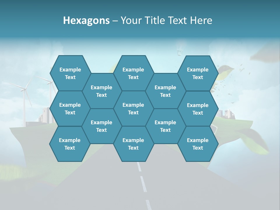 Stromverbrauch Umweltschutz Windkraft PowerPoint Template