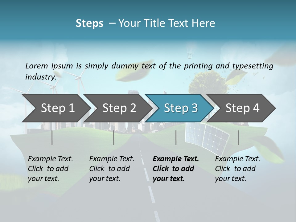 Stromverbrauch Umweltschutz Windkraft PowerPoint Template