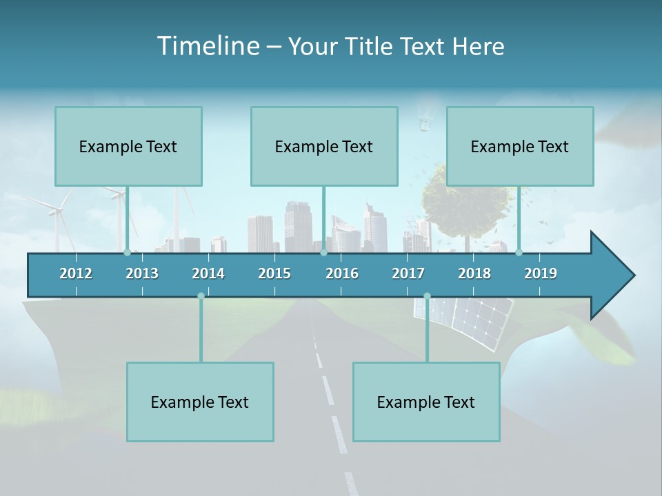 Stromverbrauch Umweltschutz Windkraft PowerPoint Template