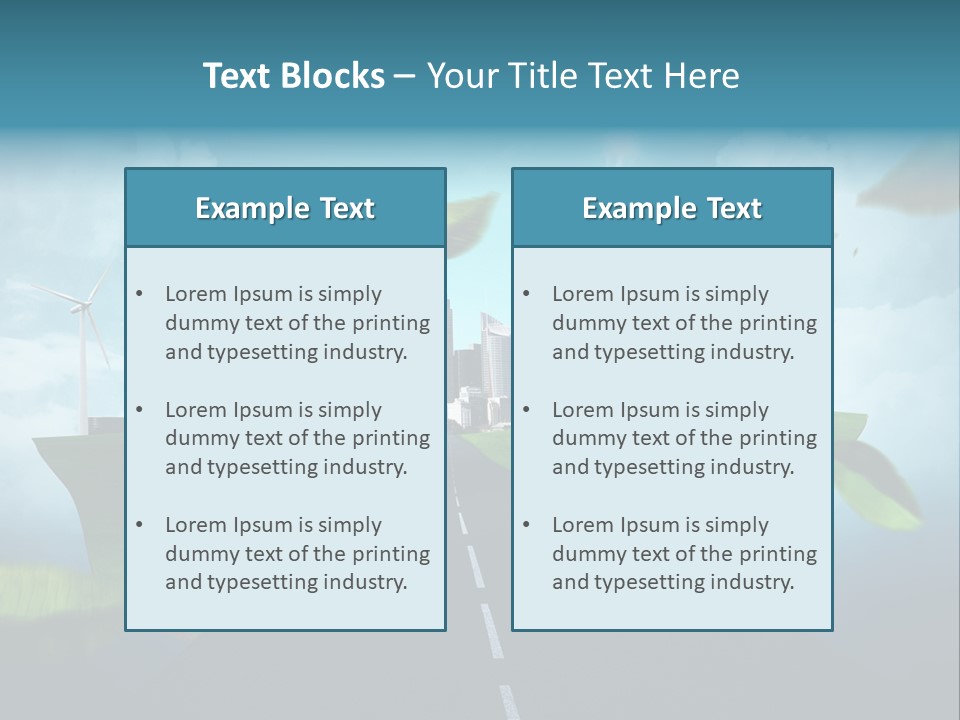 Stromverbrauch Umweltschutz Windkraft PowerPoint Template