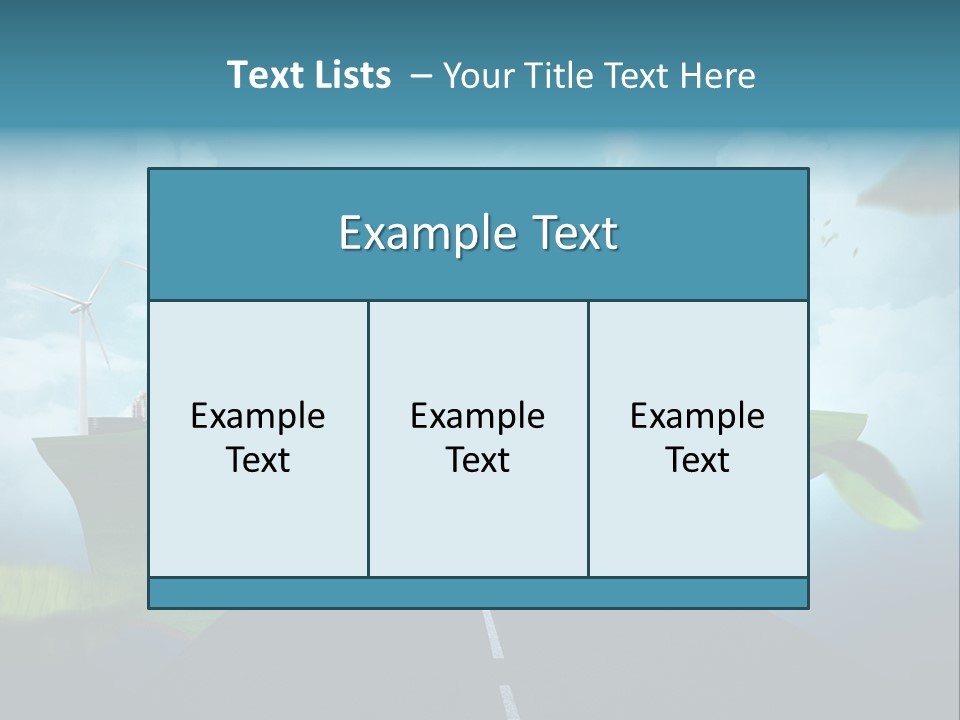 Stromverbrauch Umweltschutz Windkraft PowerPoint Template