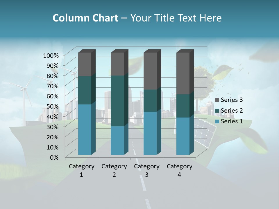 Stromverbrauch Umweltschutz Windkraft PowerPoint Template