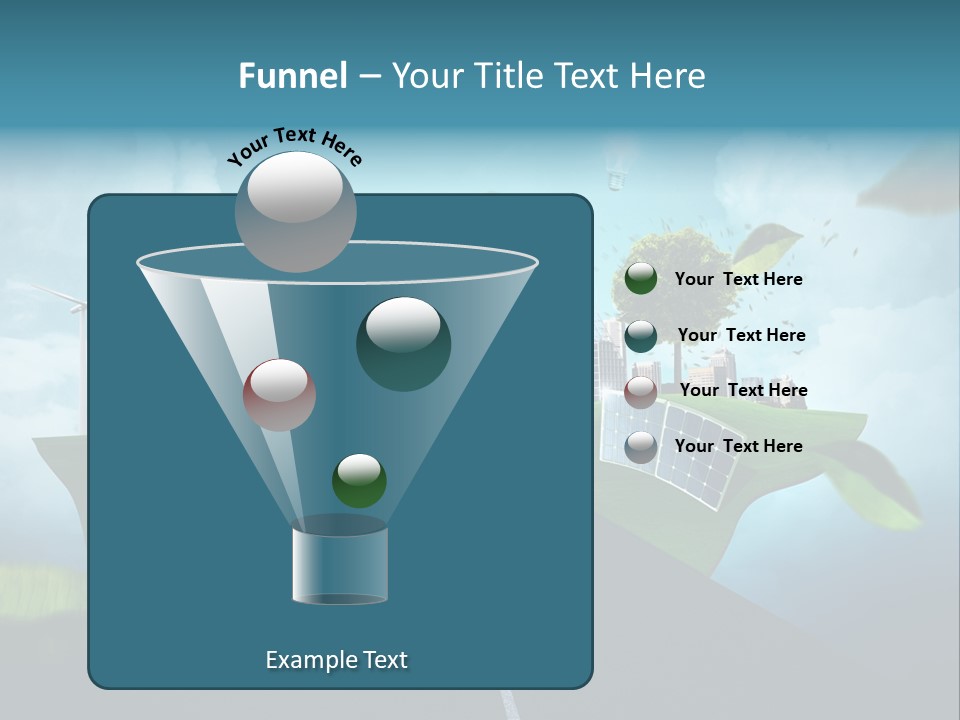 Stromverbrauch Umweltschutz Windkraft PowerPoint Template