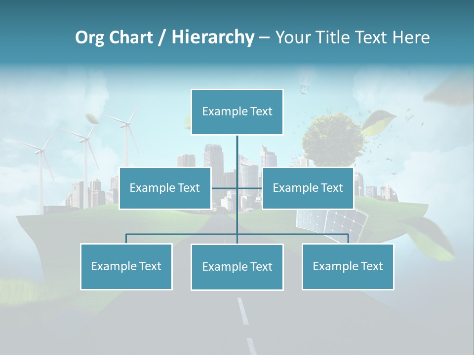 Stromverbrauch Umweltschutz Windkraft PowerPoint Template