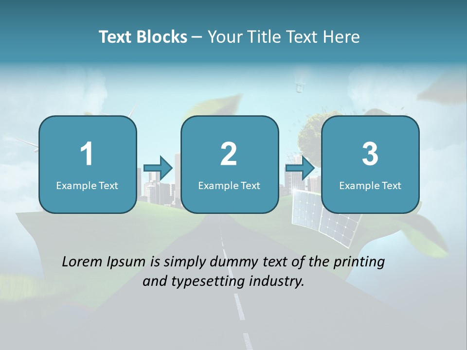 Stromverbrauch Umweltschutz Windkraft PowerPoint Template