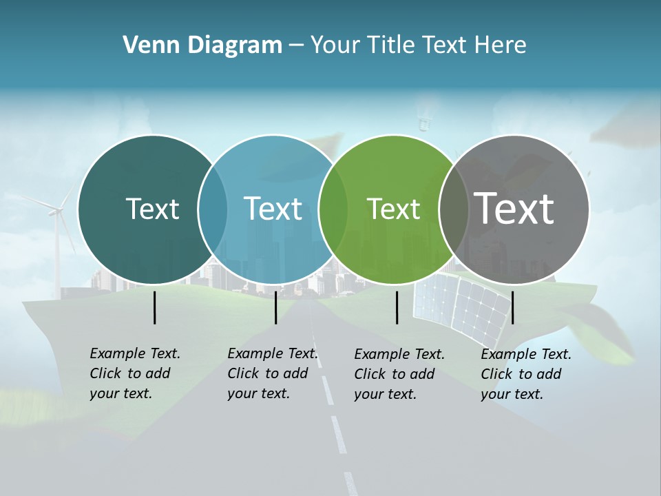 Stromverbrauch Umweltschutz Windkraft PowerPoint Template