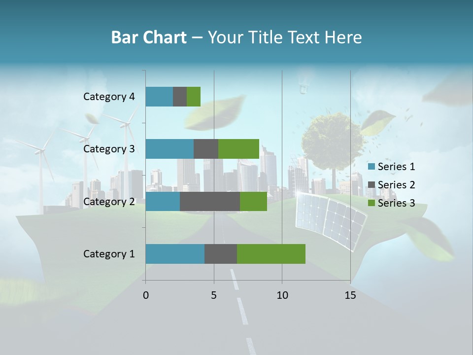 Stromverbrauch Umweltschutz Windkraft PowerPoint Template