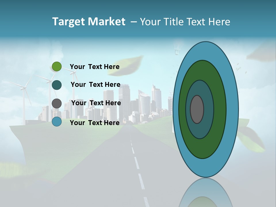 Stromverbrauch Umweltschutz Windkraft PowerPoint Template