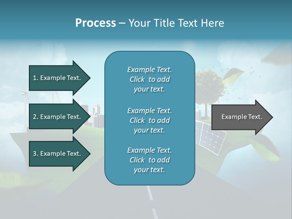 Stromverbrauch Umweltschutz Windkraft PowerPoint Template