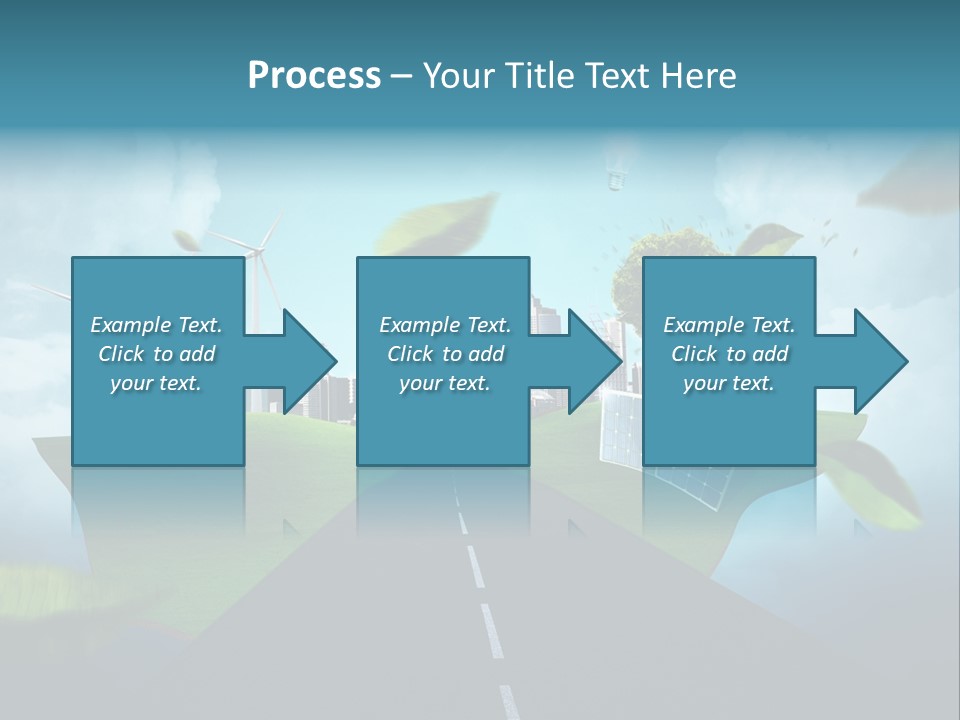 Stromverbrauch Umweltschutz Windkraft PowerPoint Template
