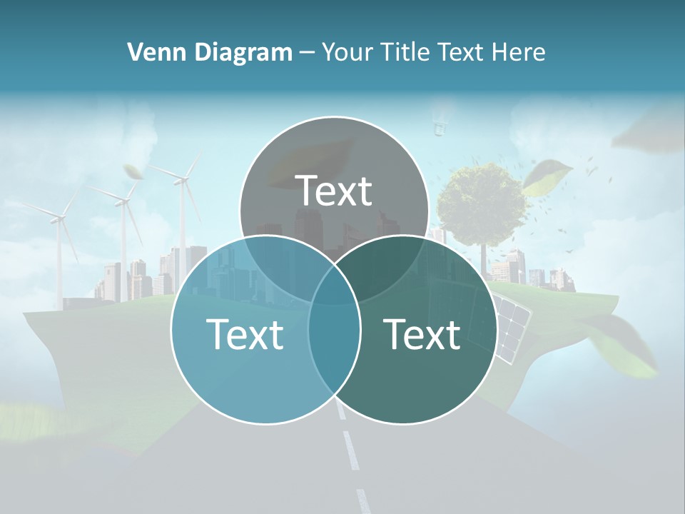 Stromverbrauch Umweltschutz Windkraft PowerPoint Template