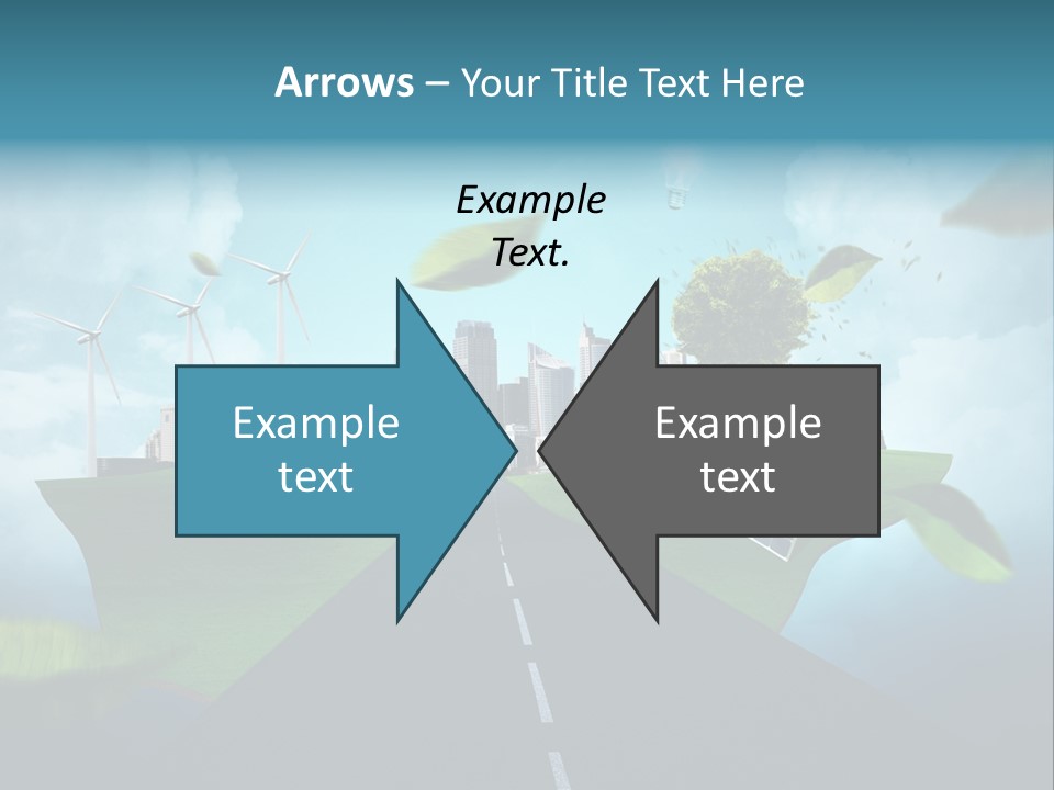 Stromverbrauch Umweltschutz Windkraft PowerPoint Template