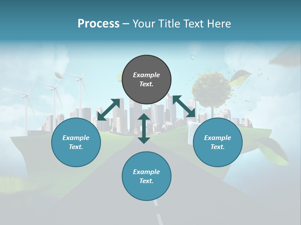 Stromverbrauch Umweltschutz Windkraft PowerPoint Template