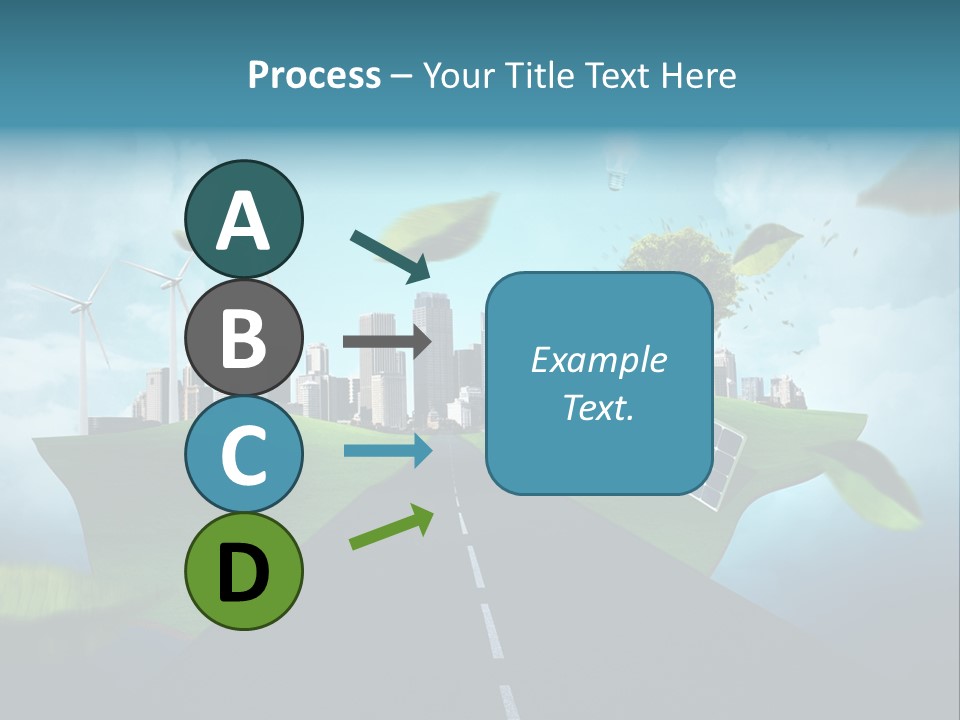 Stromverbrauch Umweltschutz Windkraft PowerPoint Template