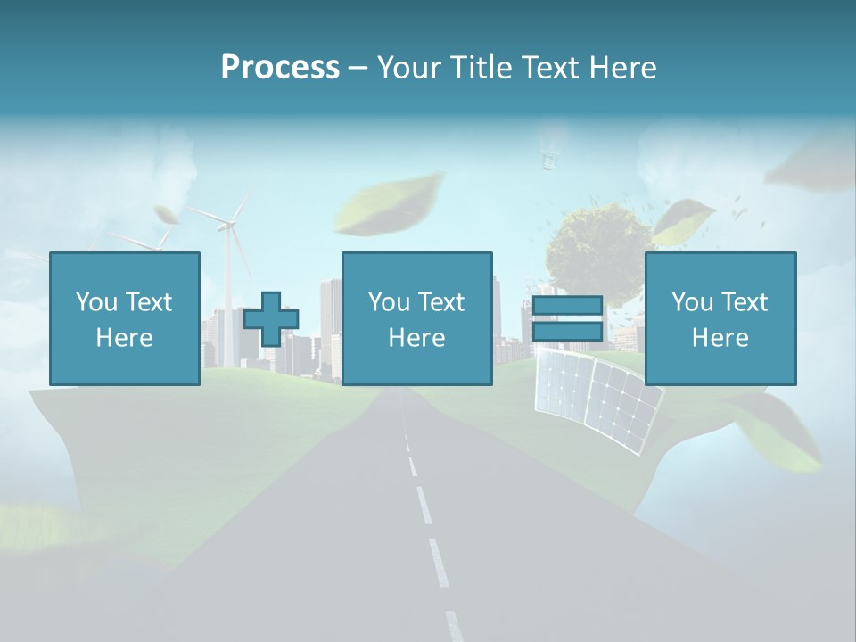 Stromverbrauch Umweltschutz Windkraft PowerPoint Template