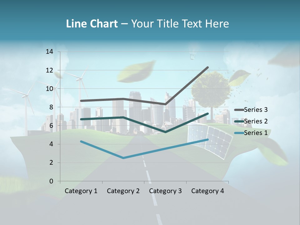 Stromverbrauch Umweltschutz Windkraft PowerPoint Template