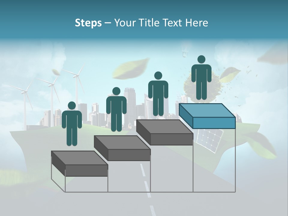 Stromverbrauch Umweltschutz Windkraft PowerPoint Template