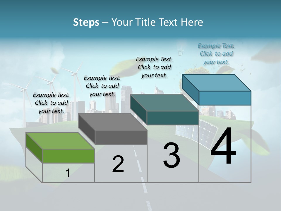 Stromverbrauch Umweltschutz Windkraft PowerPoint Template