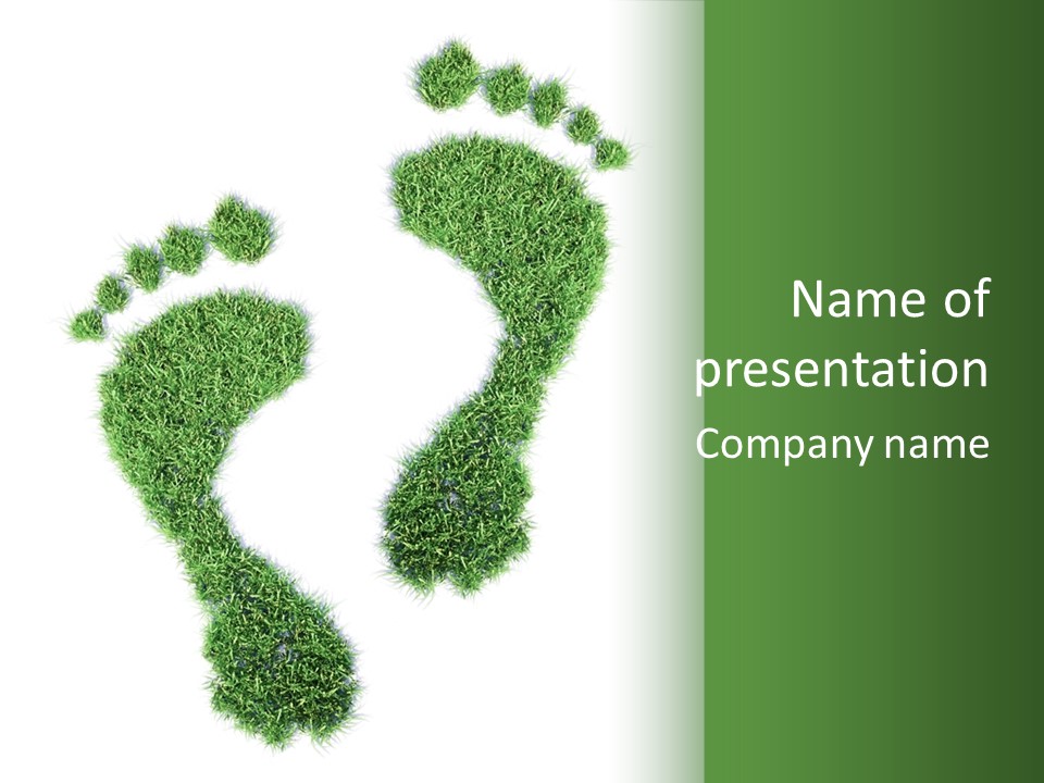 Carbon Clean Isolated PowerPoint Template