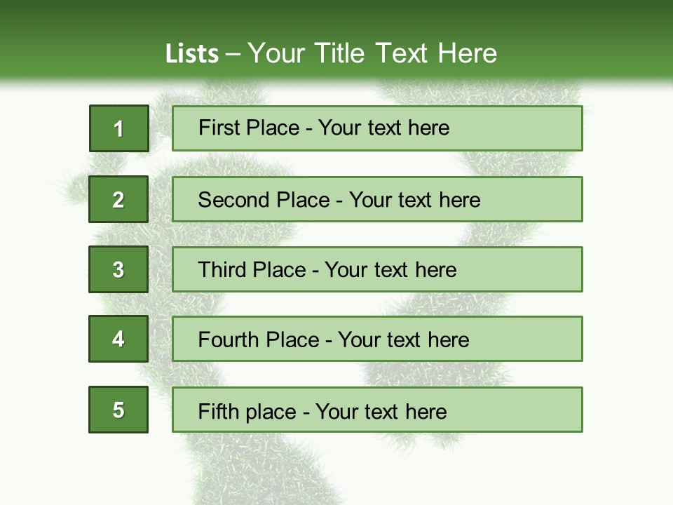 Carbon Clean Isolated PowerPoint Template