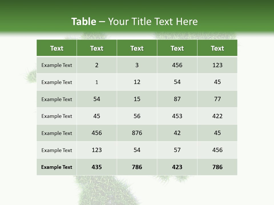 Carbon Clean Isolated PowerPoint Template