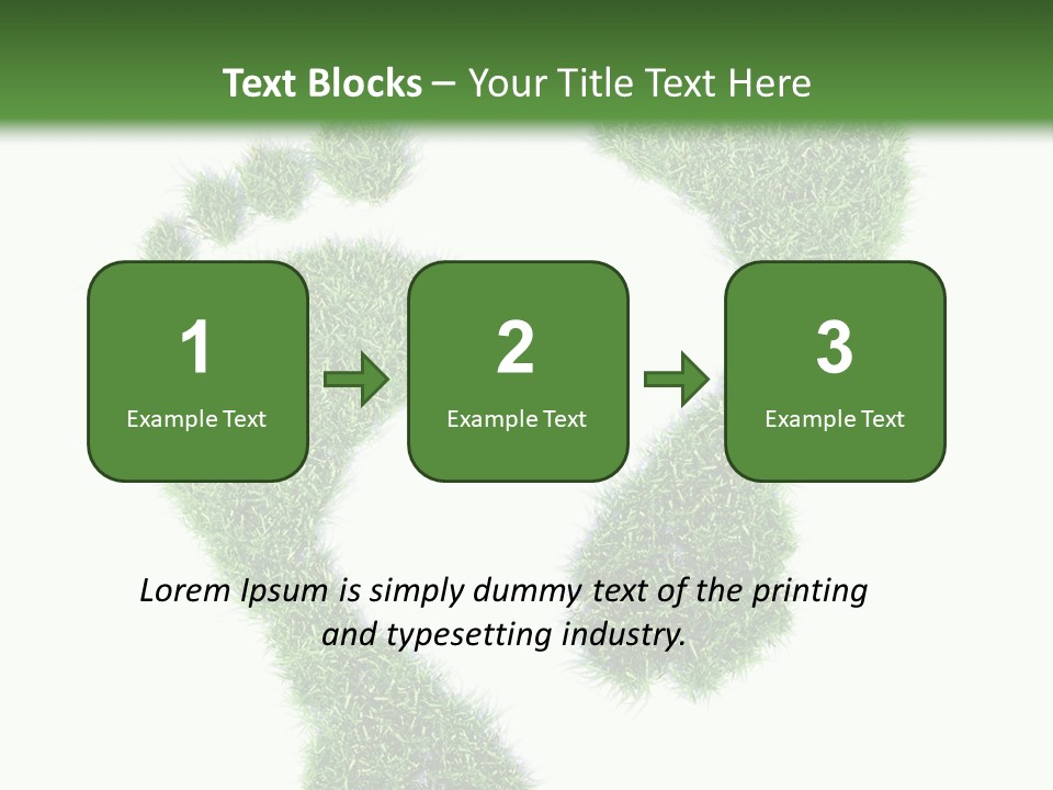 Carbon Clean Isolated PowerPoint Template