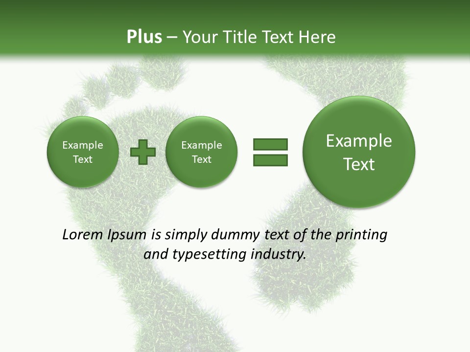 Carbon Clean Isolated PowerPoint Template