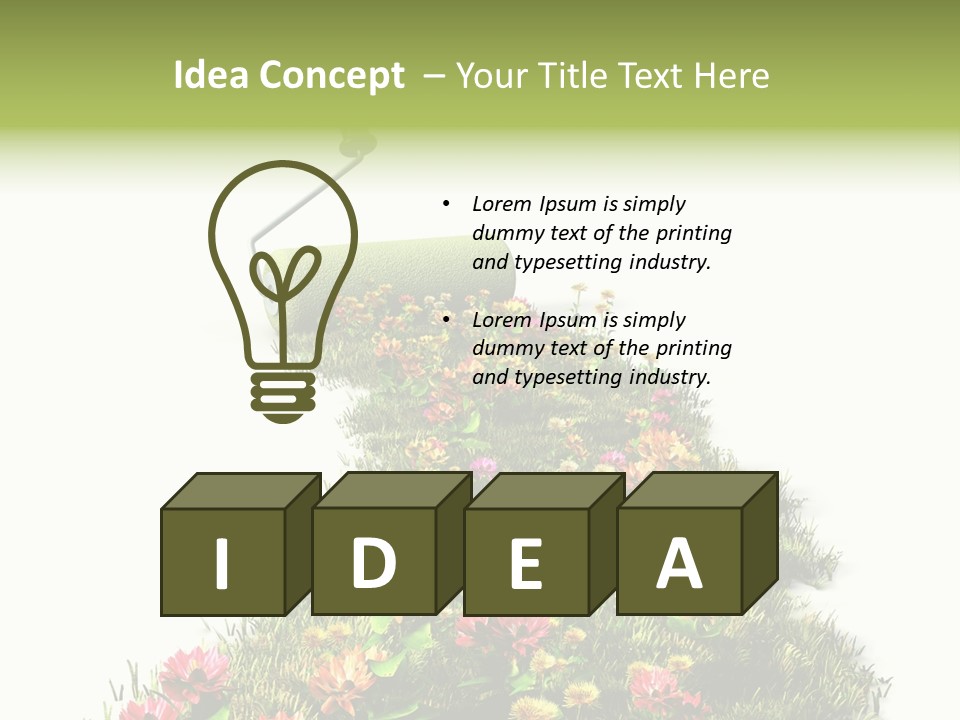 Pollution Way Responsibility PowerPoint Template