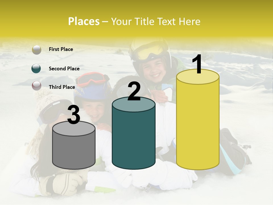 Woman Whiteness Hat PowerPoint Template