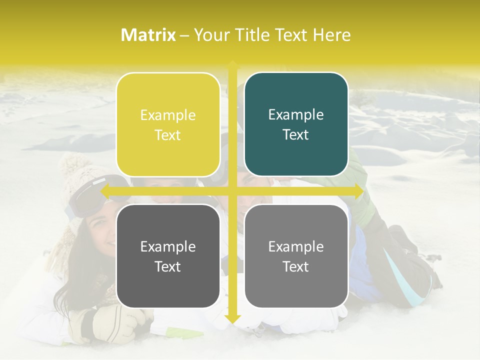 Woman Whiteness Hat PowerPoint Template