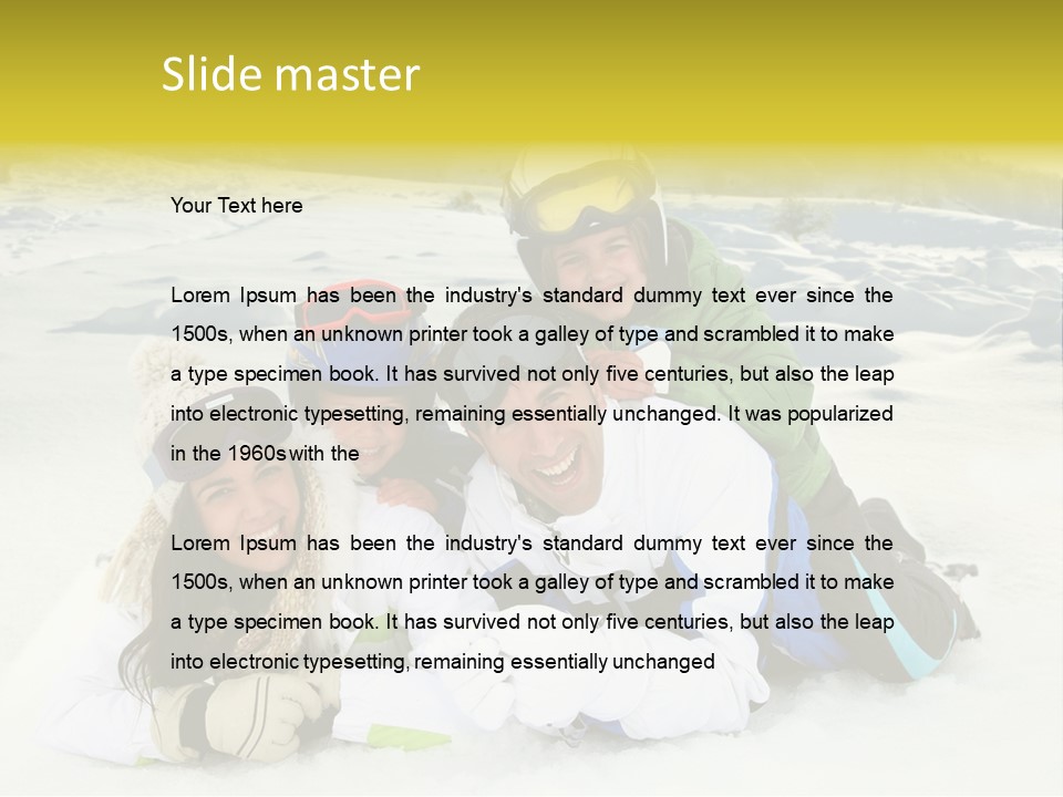 Woman Whiteness Hat PowerPoint Template