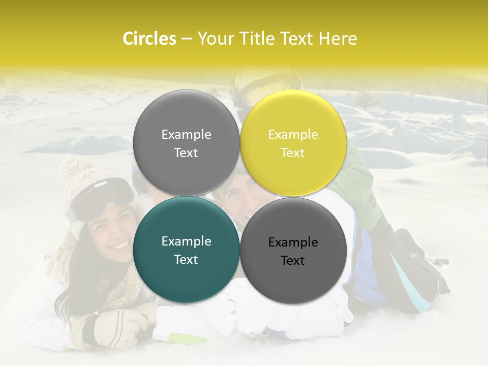 Woman Whiteness Hat PowerPoint Template