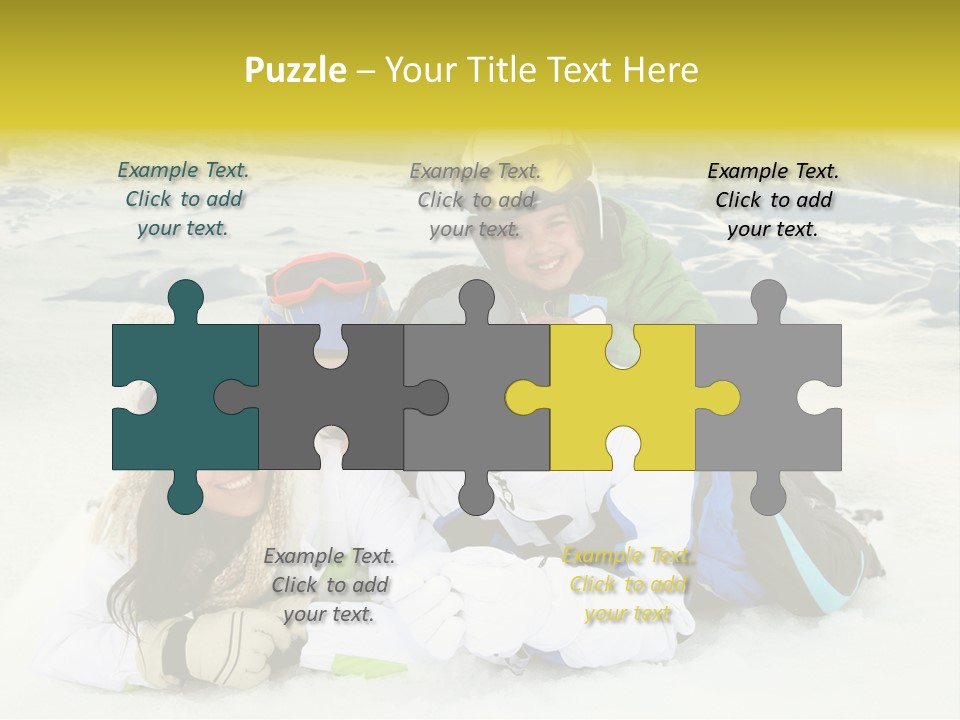 Woman Whiteness Hat PowerPoint Template