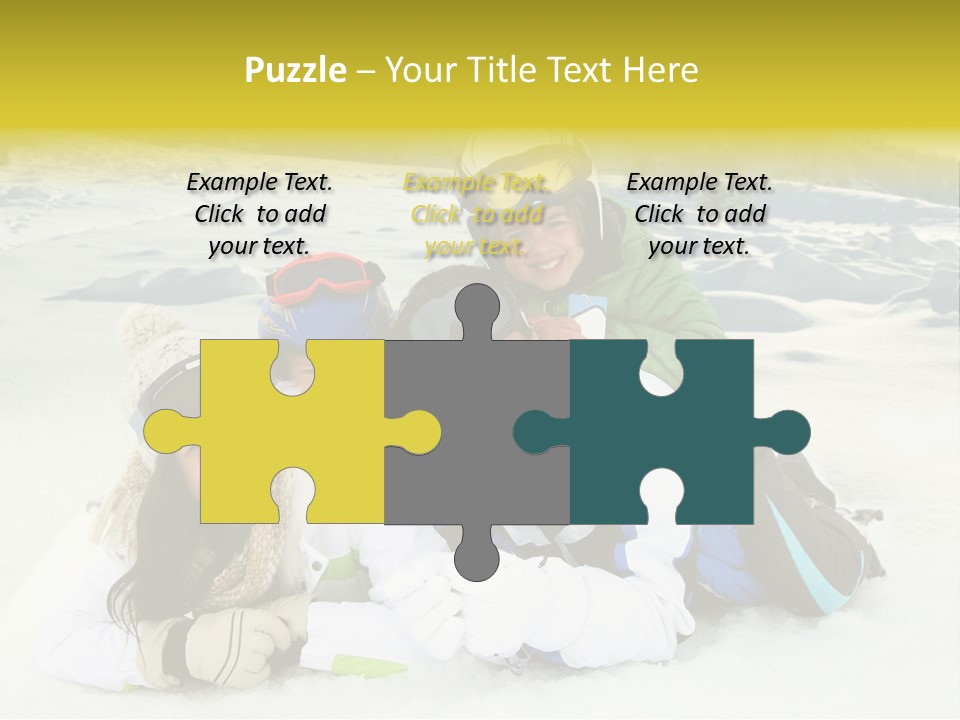 Woman Whiteness Hat PowerPoint Template